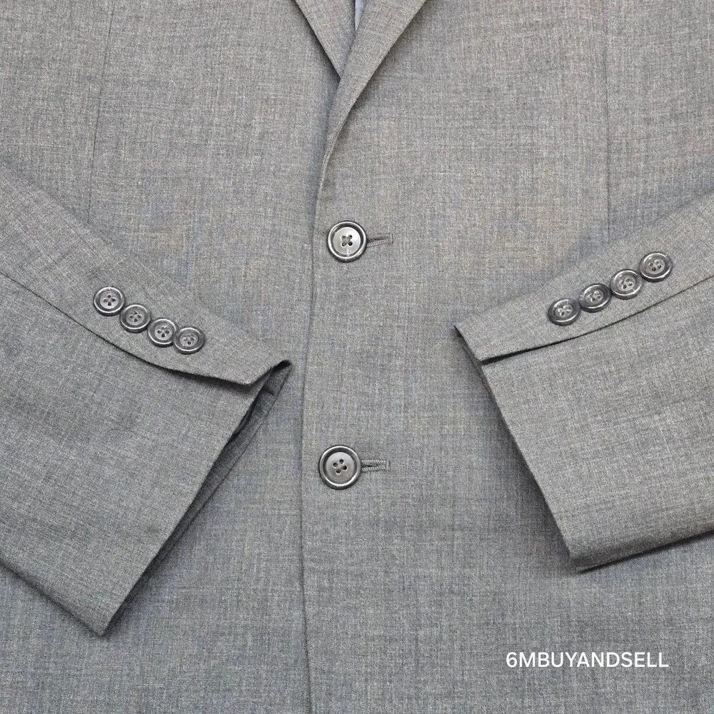 Jos. A. Bank Mens‎ Grey 100% Wool 2-Button Blazer Sport Coat Jacket 39R